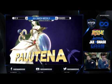 Jax Smash Weekly 3/17/16 - Mr. N(Pikachu) Vs. Paradise~(Palutena) WR2