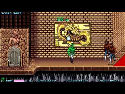 OpenBoR games: Double Dragon Gold - Abobo playthrough
