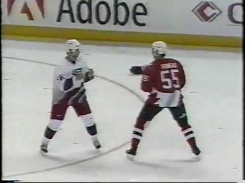 Keith Primeau vs Bill Guerin & Brendan Shanahan vs Keith Tkachuk WC 1996