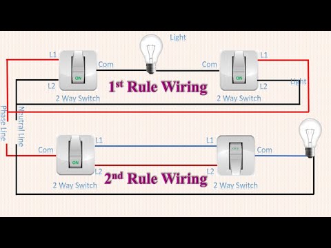 2 way light switch wiring | 2 way Switch | switch