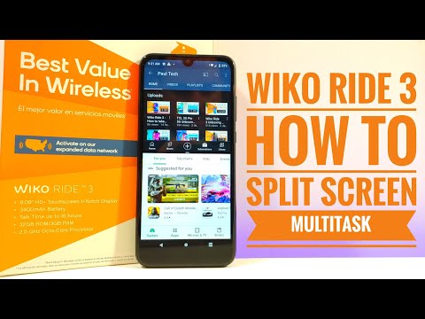 Wiko Ride 3 - How to Split Screen Multitask