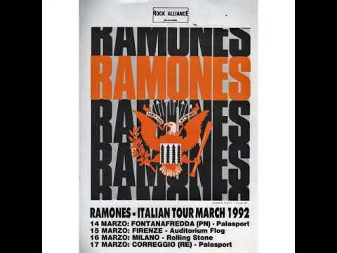 RAMONES 1992-03-16 Italy Milan, Rolling Stone ( Audio FM broadcast)