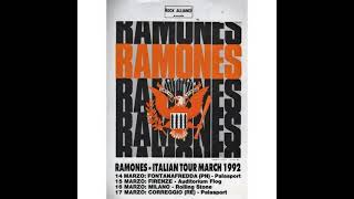 RAMONES 1992-03-16 Italy Milan, Rolling Stone ( Audio FM broadcast)