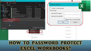 How To Password Protect Workbooks in Microsoft Excel 2016 Tutorial