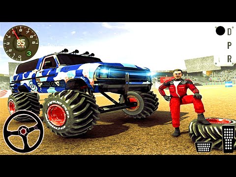 Arena Army Monster Truck Demolition Derby - Offroad 4x4 Hill Climb Simulator -  Android GamePlay #2