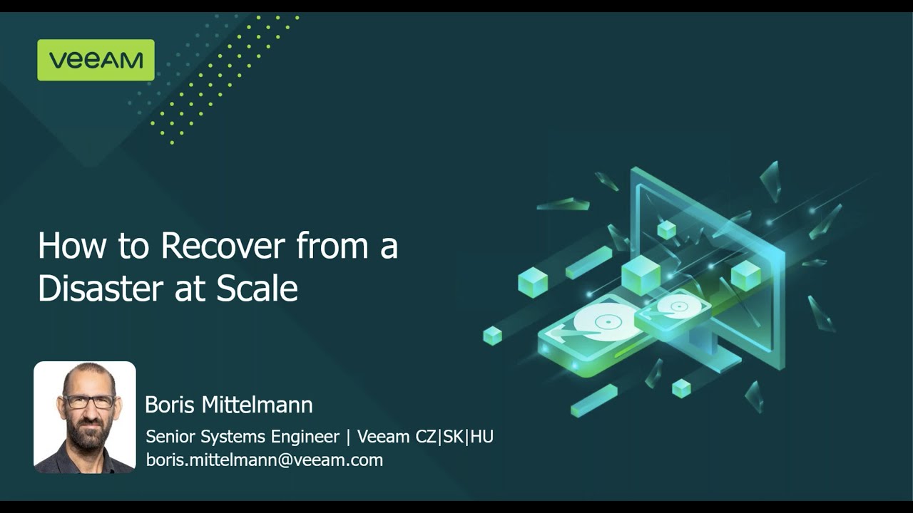 How To Recover From a Disaster at Scale video