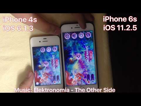 iPhone 4s iOS 6.1.3 vs iPhone 6s iOS 11.2.5 - Full Speedtest 2018
