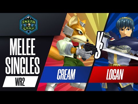 Cream vs. Logan - Melee Singles Winners Round 2 - Smash Camp 2022