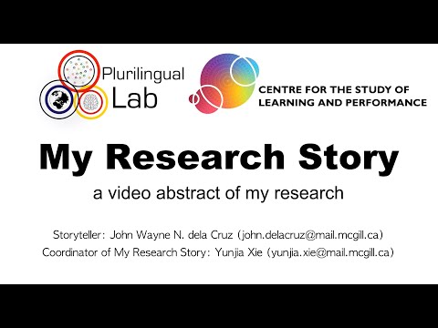 My Research Story - John Wayne N. dela Cruz