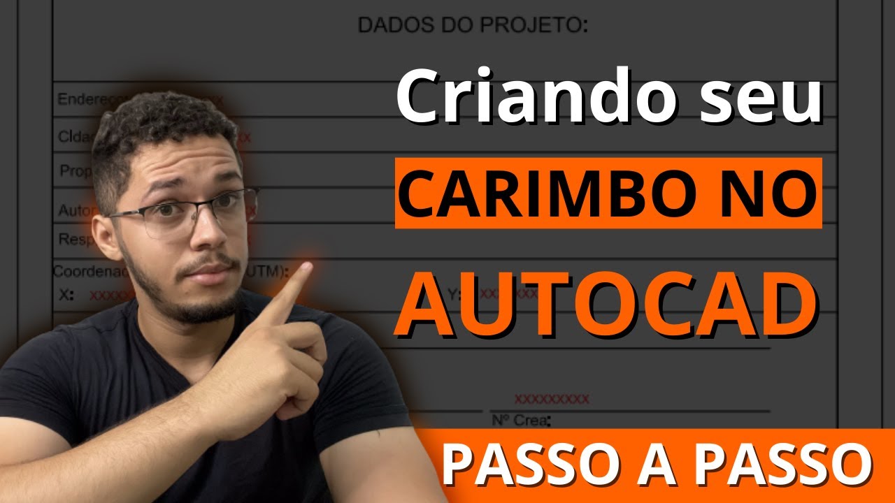 Como Fazer Um Carimbo no AutoCAD