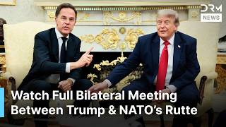 FULL MEETING: Trump Hosts NATO Chief Mark Rutte at White House, Talks Iran, Ukraine and UK | AC1N
