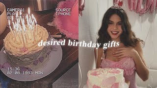 manifest desired birthday gifts (subliminal) | + 20 wishlist ideas