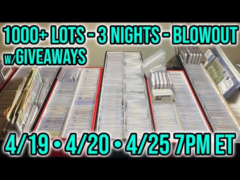 1100+ Lots, 3 Nights: US/World/Ancient Clearance Whatnot Sale Preview - 4/19 • 4/20 • 4/25 7PM ET