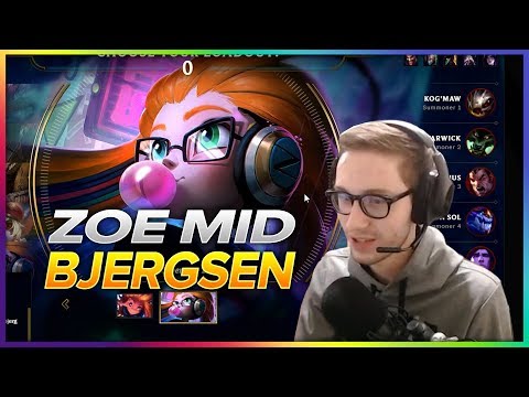 653. Bjergsen Zoe vs Aurelion Sol Mid - Patch 8.9 Season 8 - BJERGSEN STREAM
