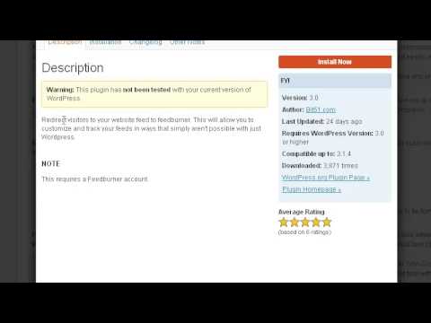 Redirecting feedburner to RSS Feed