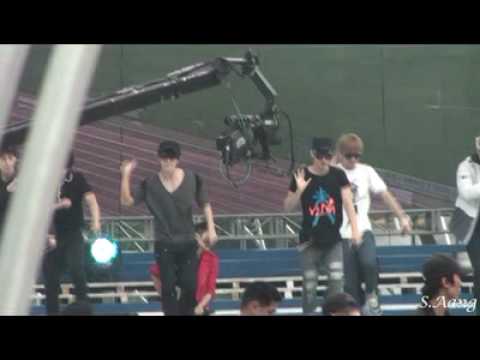 [fancam]100519.KBS 3D SHOW SuperJunior  rehearsal  [S.Aang]