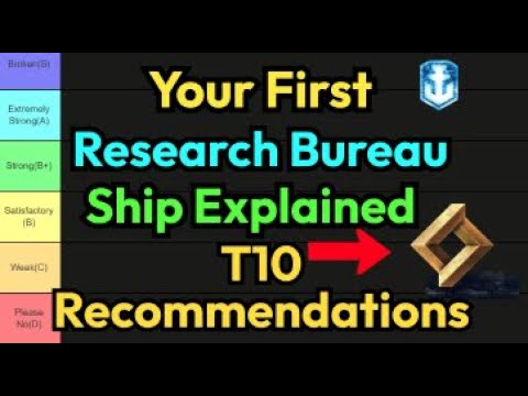 What Are The Best Research Bureau Ships to Pick First Explained With Comparison | World of Warships
