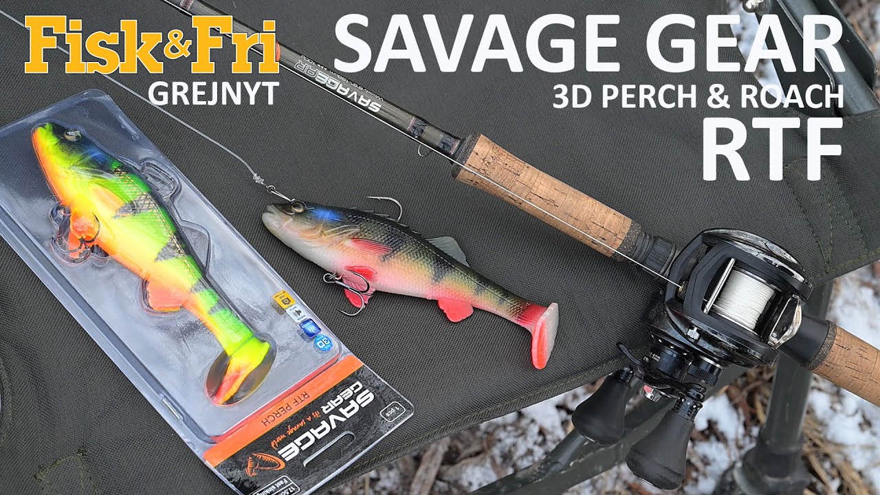 VIDEO-GREJNYT: 3D PERCH RTF & 3D ROACH RTF FRA SAVAGE GEAR