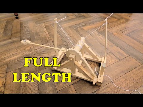 Da Vinci Catapult kit build FULL LENGTH BUILD