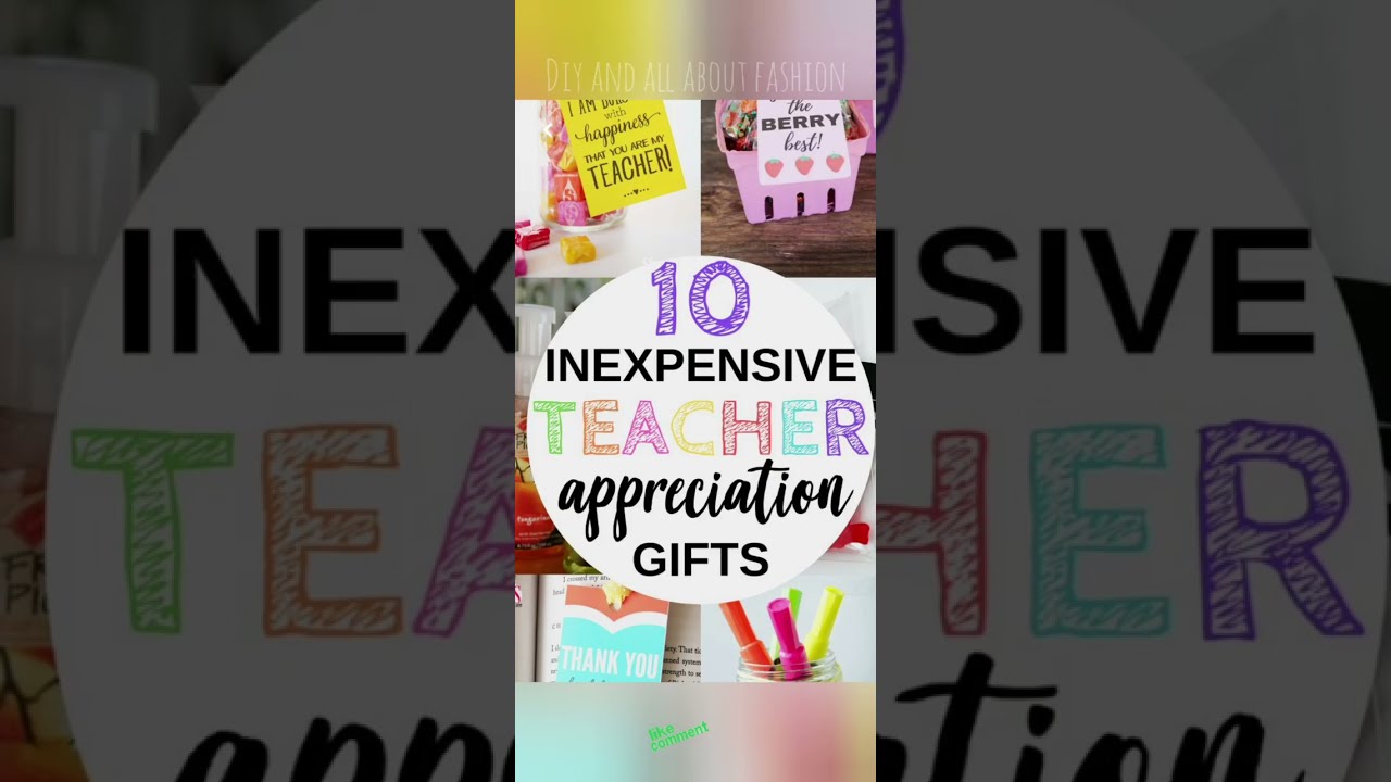 10 Inexpensive TEACHER Appreciation Gifts🎁Teacher's Day Special💖happy teachers day #viral #shorts
