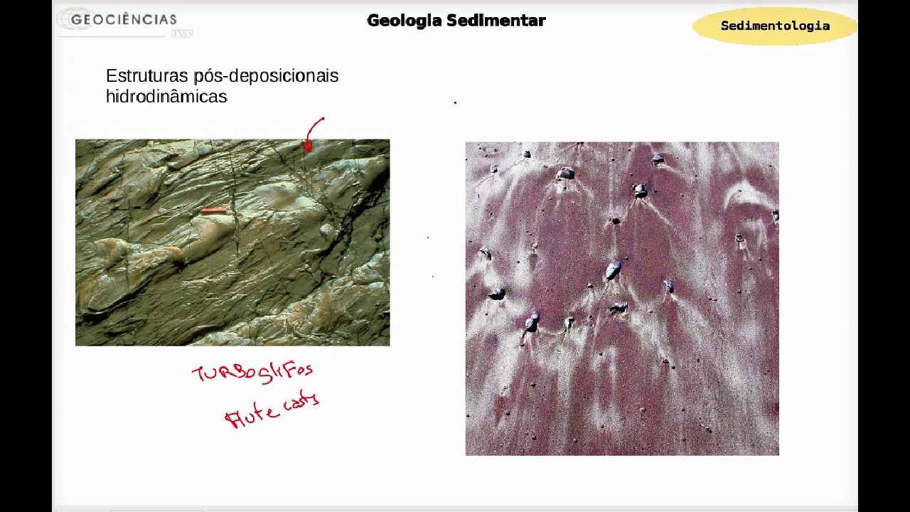 Sedimentologia - Classificação de estruturas sedimentares