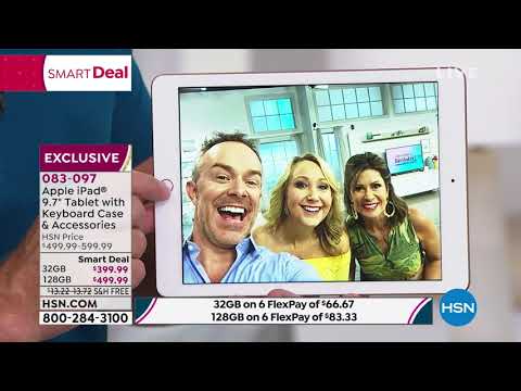 Apple iPad 128GB Tablet w/Keyboard Case   Accessories  G...