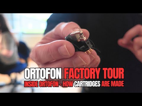 Ortofon Factory Tour - How Turntable Phono Cartridges Are Made & NEW MC X series