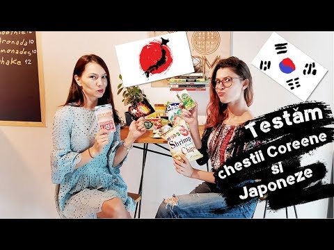Am mâncat dulciuri și snackuri Japoneze si Coreene - cu Maria Ilinca