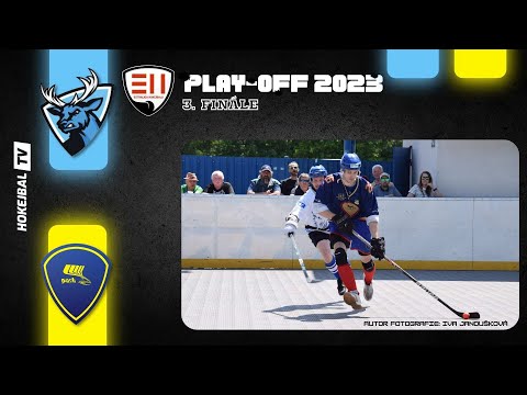 Highlights Play-off Extraligy hokejbalu | SK Hokejbal Letohrad vs. HC Kert Park Praha | 3. Finále