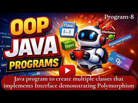 Interface In Java Demonstrating Polymorphism With Example Java Oops Padho Engineering Easy Trick