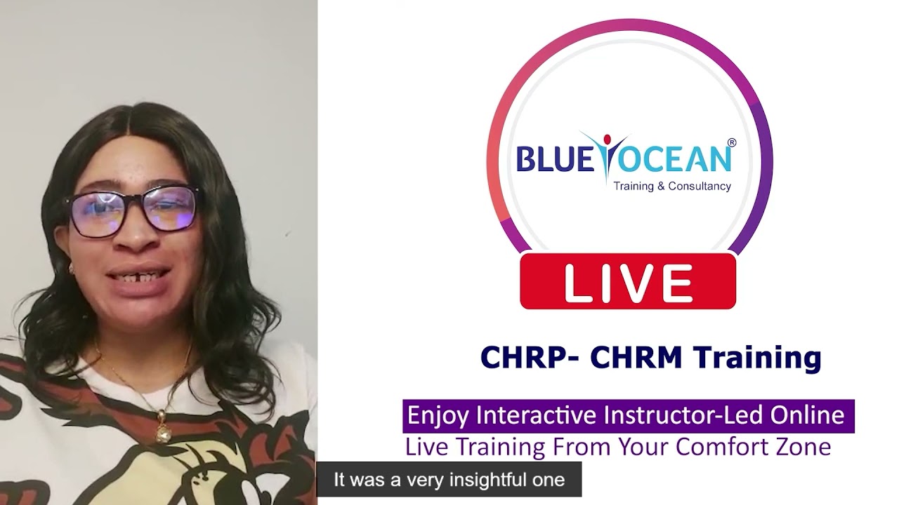 Our Student Testimonial : CHRP CHRM Training