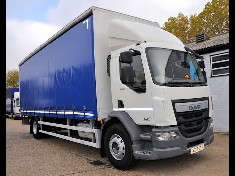 DAF LF 230   18 TON CURT - HYDRAROLL ROLLER BED - EURO 6