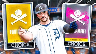 MASSIVE EQUIPMENT PACK OPENING! MLB The Show 24 | Road To The Show Gameplay 22