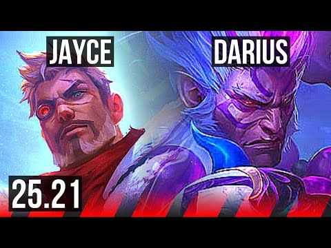 JAYCE vs DARIUS (TOP) | Dominating | KR Master | 25.21