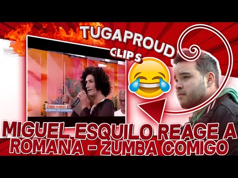 MIGUEL ESQUILO REAGE A ROMANA - ZUMBA COMIGO