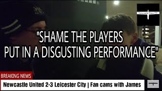 James: "Shame the players put in a disgusting performance"