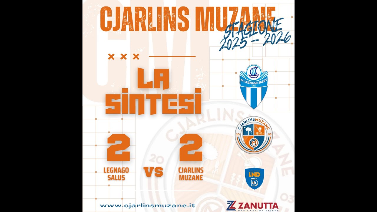 LA SINTESI DI LEGNAGO-CJARLINS MUZANE