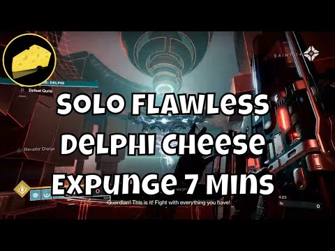Solo Flawless Delphi Cheese - Expunge Glitch - 7 Minutes - Zeroneiro Shell Exotic Ghost Triumph