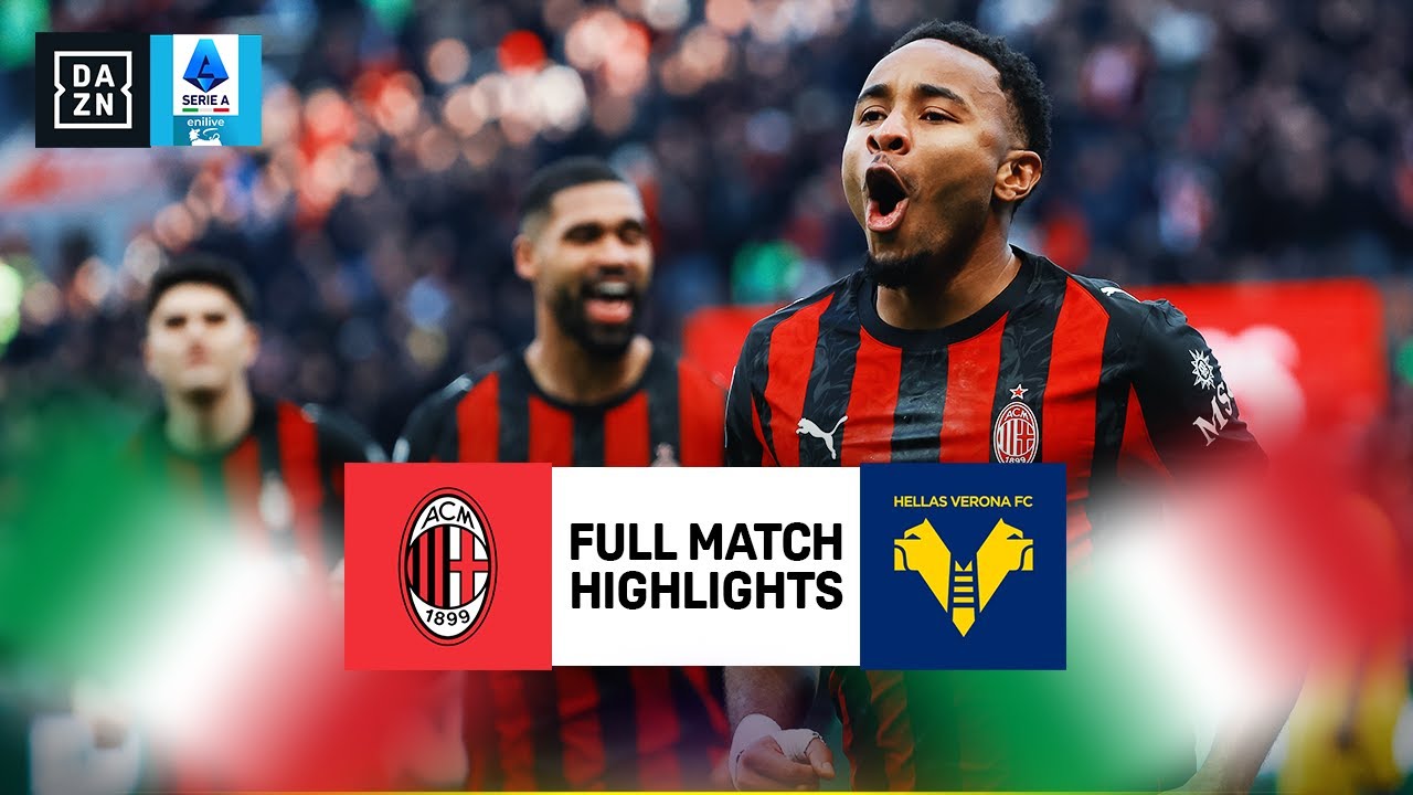 Milan vs Verona | Lega Serie A Highlights | Matchweek 17 | 2025-2026