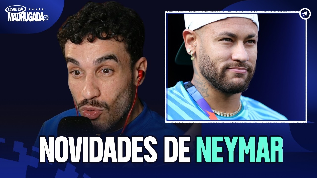 NEYMAR TREINA NO CAMPO! QUANDO ESTREIA? VAI JOGAR CONTRA O HAITI? | LIVE DA MADRUGADA