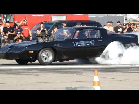 2000 HP PONTIAC TRANS AM 300 KPH QUARTER MILE RUN