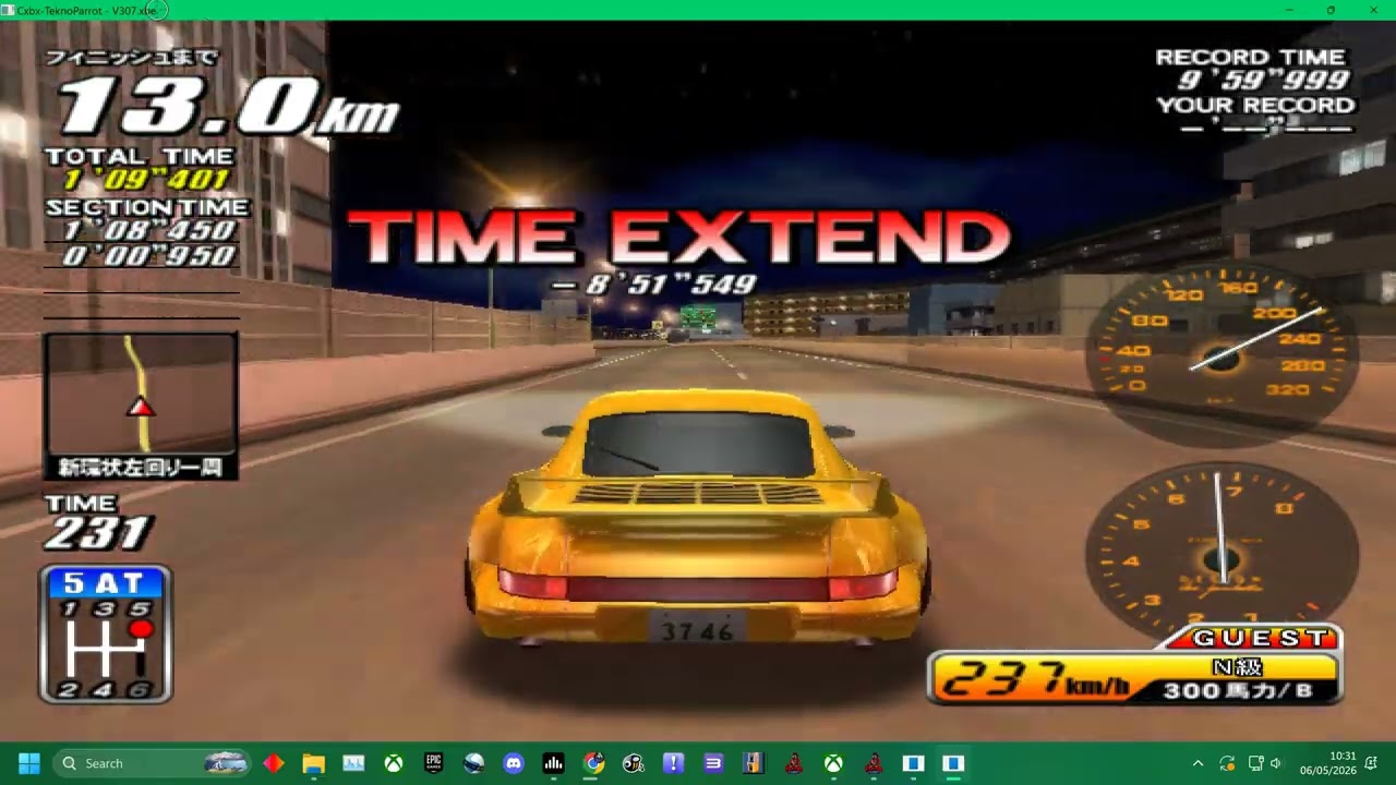 NAMCO - WANGAN MIDNIGHT MAXIMUM TUNE 1 JAPAN -CHIHIRO OG XBOX - 2026 UK ARCADES TEKNOPARROT 4K