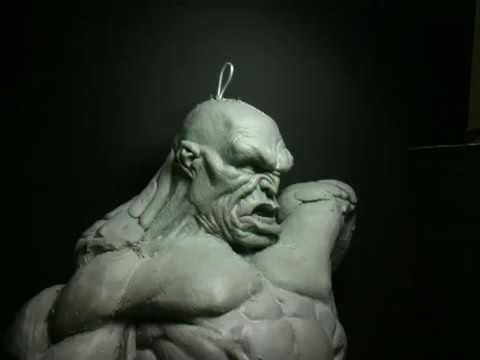 Sculpting The Incredible Hulk Bust