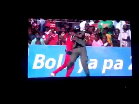 Police vs soccer fan