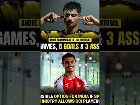 Andre Lacximicant New Indian Football Team Striker replace Sunil Chhetri 📰OCI Player