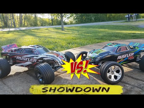 Traxxas Rustler 2wd VXL VS Rustler 2wd XL-5 Brushed vs Brushless Comparison