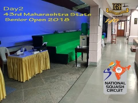 43rd Maharashtra State Senior Open 2018 I Men I  Mahesh Mangaonkar [1] v  Aaryaman Jaising