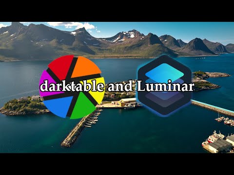 Darktable and luminar a golden combination