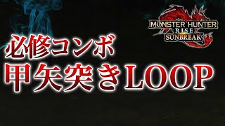 【サンブレイク】弓の必修コンボ「甲矢突きLOOP」はガチで強い！【MHR:SB】
