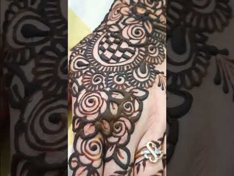 Beautiful handmade Mehndi design #hennamehndidesignshennaart #mehandmade Mehndi design #hennamehndi